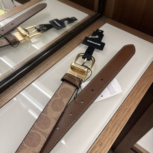 COACH Harness Buckle Cut To Size Reversible Belt, 25 Mm CX057 IMXHE - Picture 1 of 13